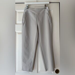 Athleta Light Beige High Rise Ankle Pants Size 4 Petite
